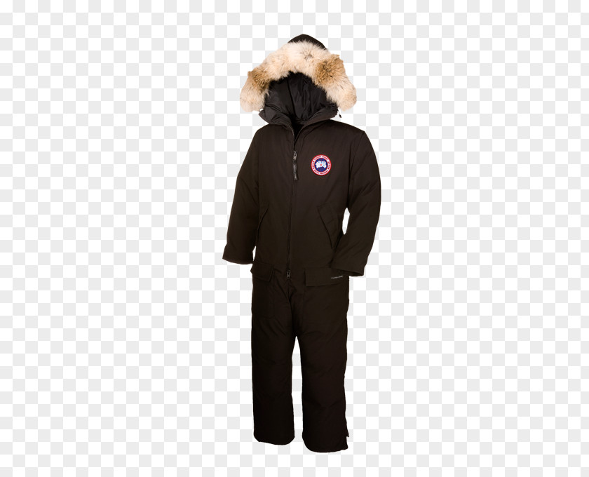 Canada Goose Logo Hood Arctic Jacket PNG