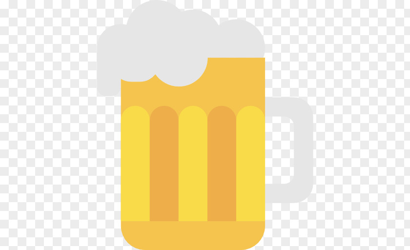 Glass Of Beer Yellow Pattern PNG