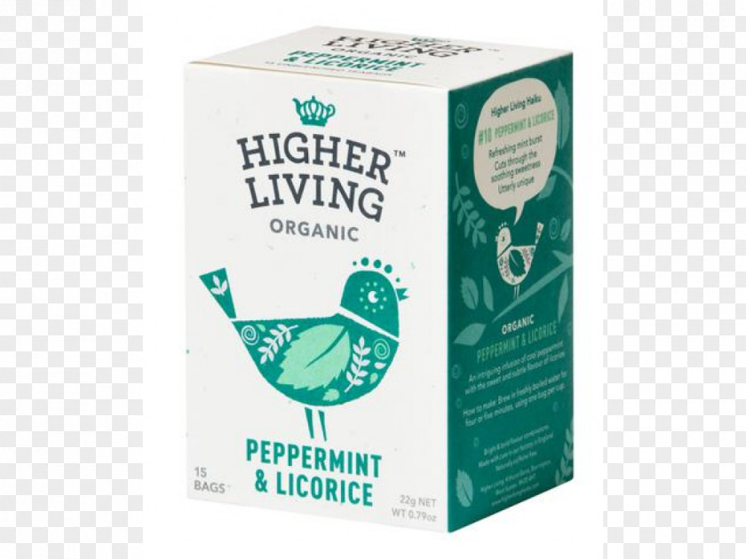 Green Organic Tea Bag Peppermint Masala Chai PNG