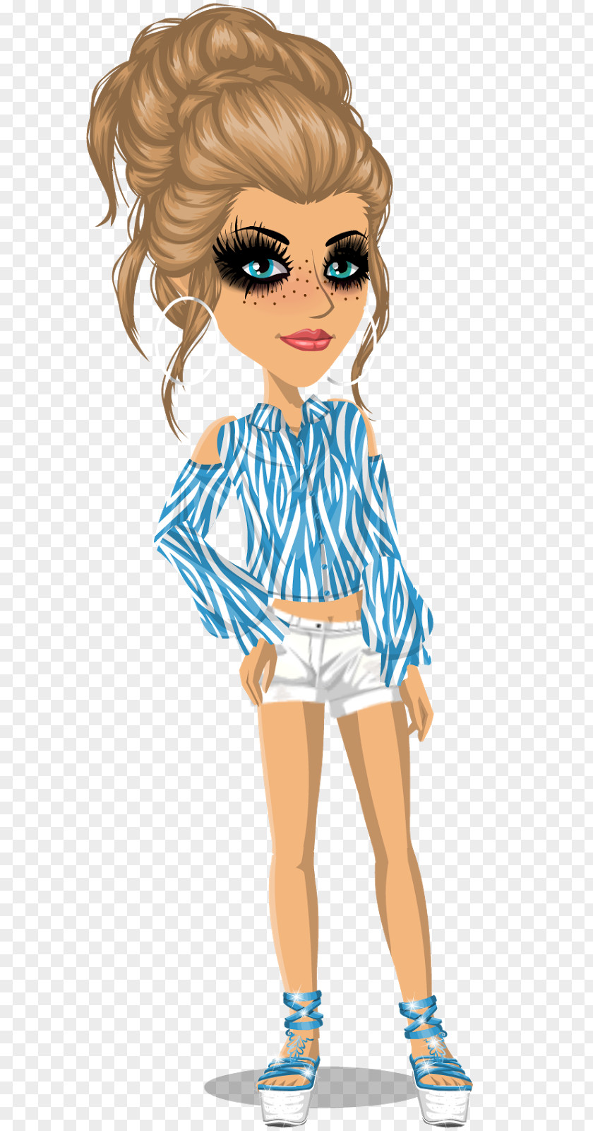 Sc Msp Anna Jantar MovieStarPlanet Nic Nie Może Wiecznie Trwać Character Model Figure PNG