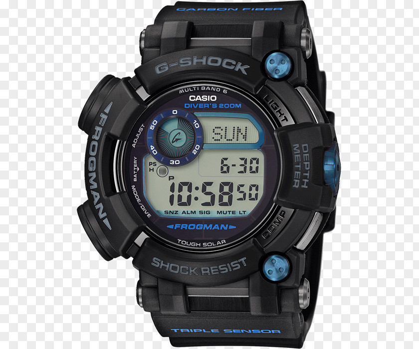 Watch Master Of G Casio G-Shock Frogman Diving PNG