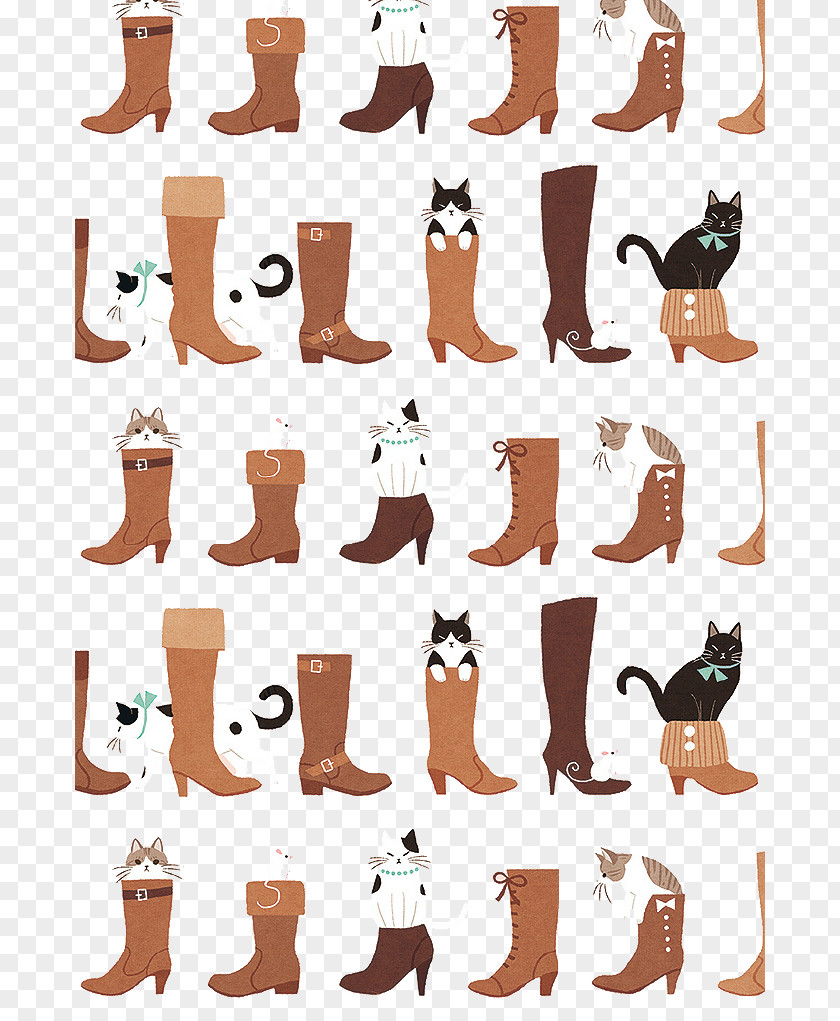 Boots And Cat Cartoon Japan Puss In Drawing Illustrator Illustration PNG