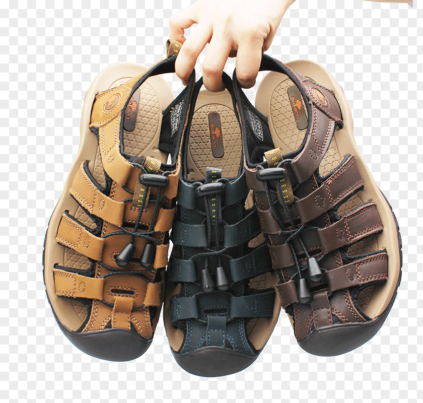 Men's Casual Sandals Slipper Sandal Shoe Boot High-heeled Footwear PNG