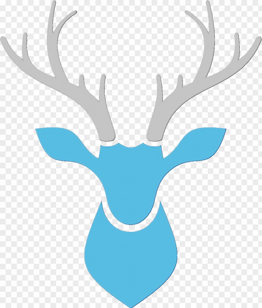 Moose Deer Red Antler Drawing PNG