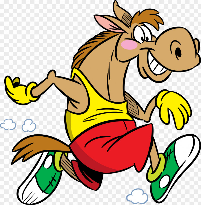 Running Donkey Horse Royalty-free Clip Art PNG