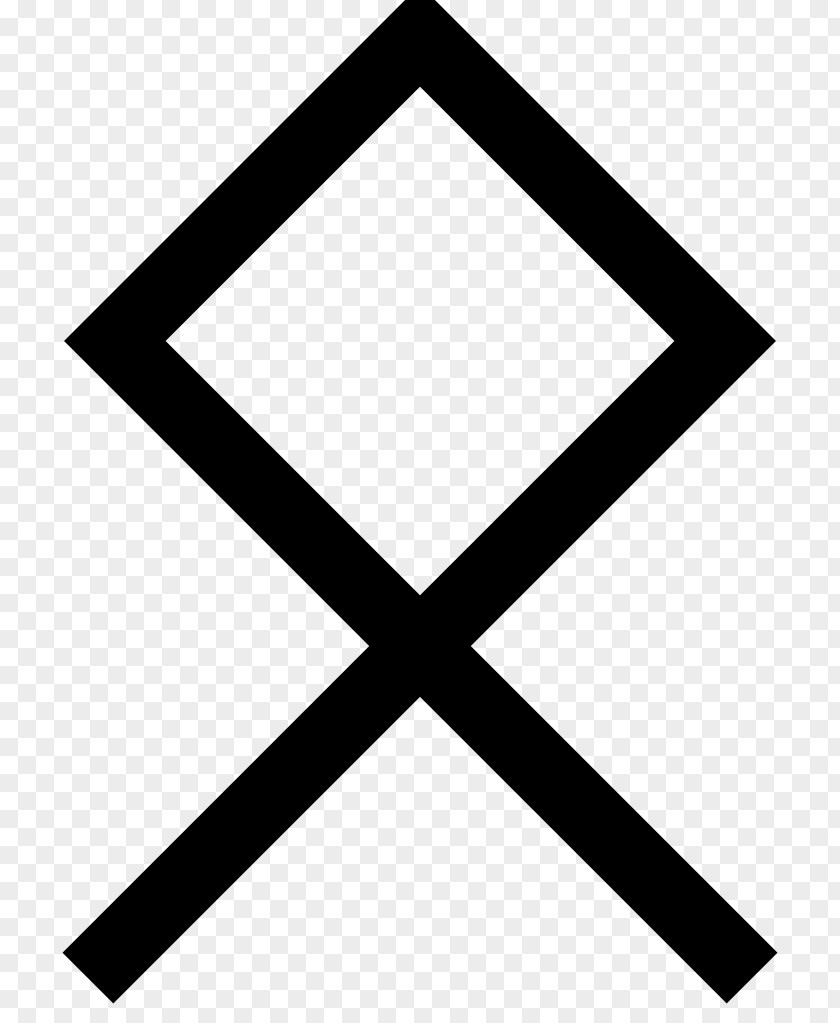 Symbol Odal Anglo-Saxon Runes Elder Futhark Odin PNG