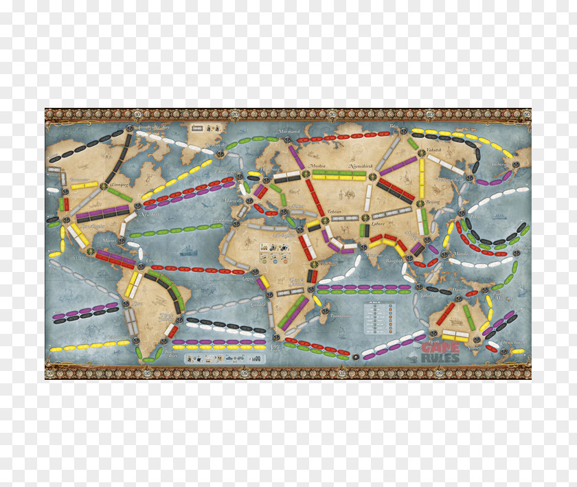 Train Days Of Wonder Ticket To Ride Series Board Game Set PNG