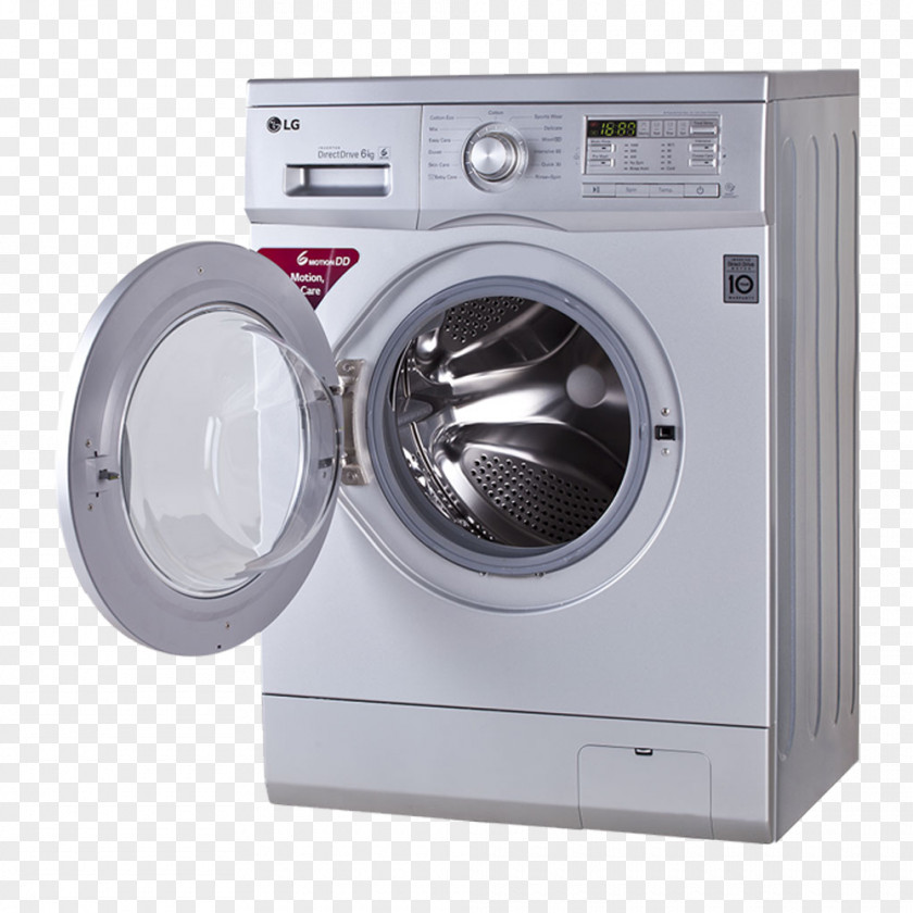 Automatic Washing Machine Clothes Dryer Machines LG Electronics Home Appliance PNG