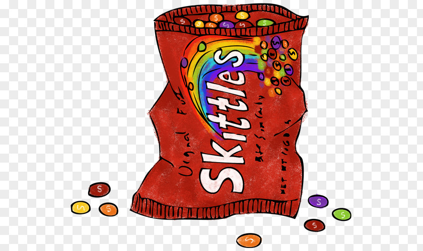 Candy Skittles Bag Clip Art Image PNG