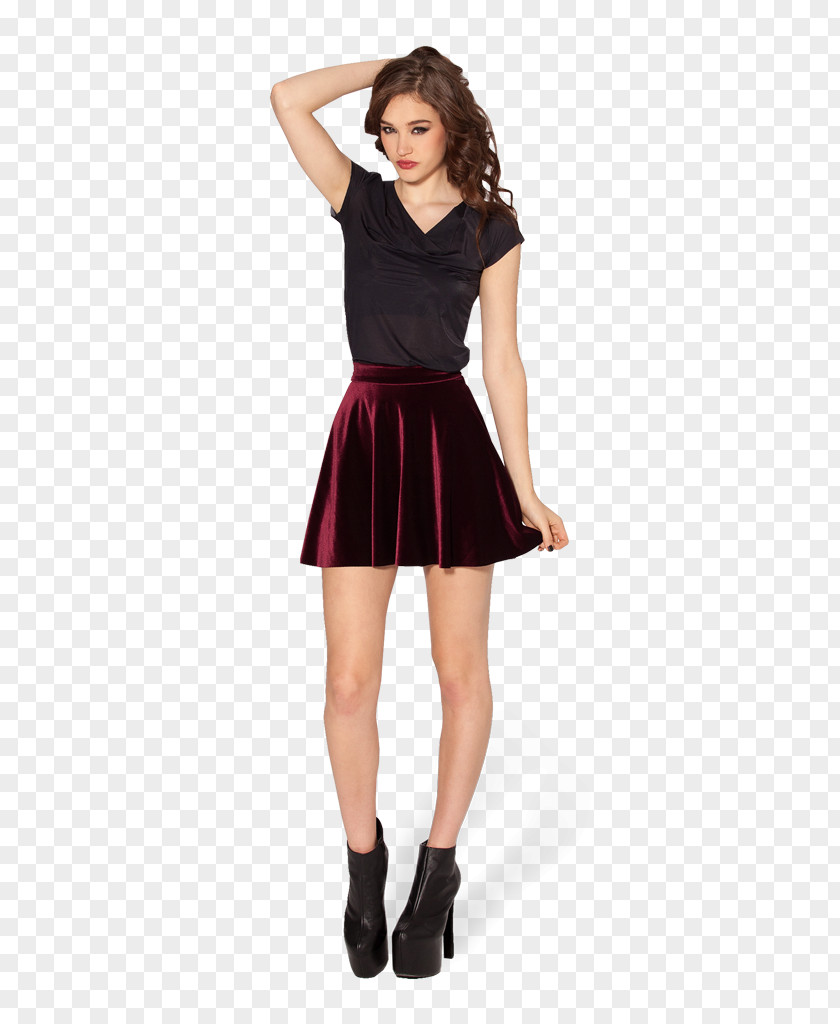 Dress Skirt Velvet Clothing Sizes PNG