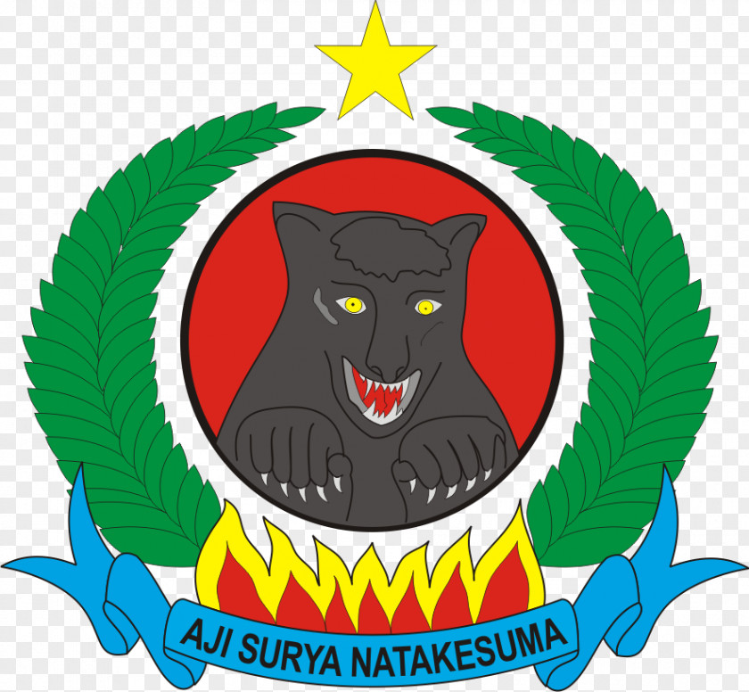 Logo Osis Indonesian Army Komando Resor Militer 091 Subregional Military Command PNG