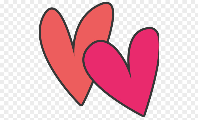 Magenta Pink Emoji Broken Heart PNG