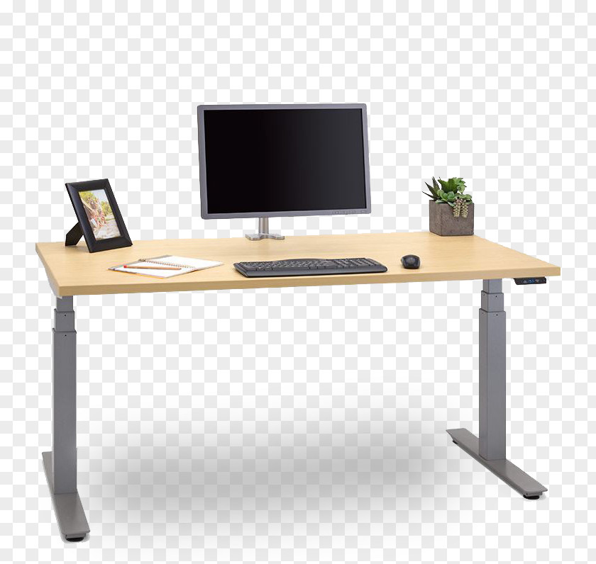 Table Office Standing Desk Sit-stand Furniture PNG