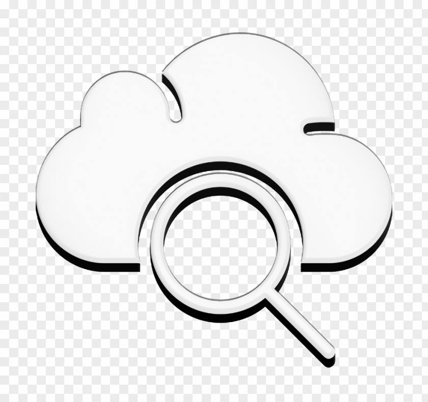 Cloud Computing Icon Search Essential Compilation PNG