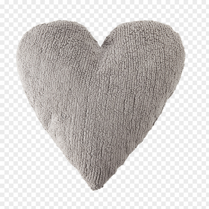 Heart Pillow Cushion Throw Pillows Carpet Grey PNG