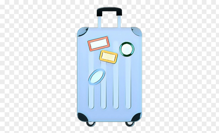 Rolling Luggage And Bags Travel Retro PNG