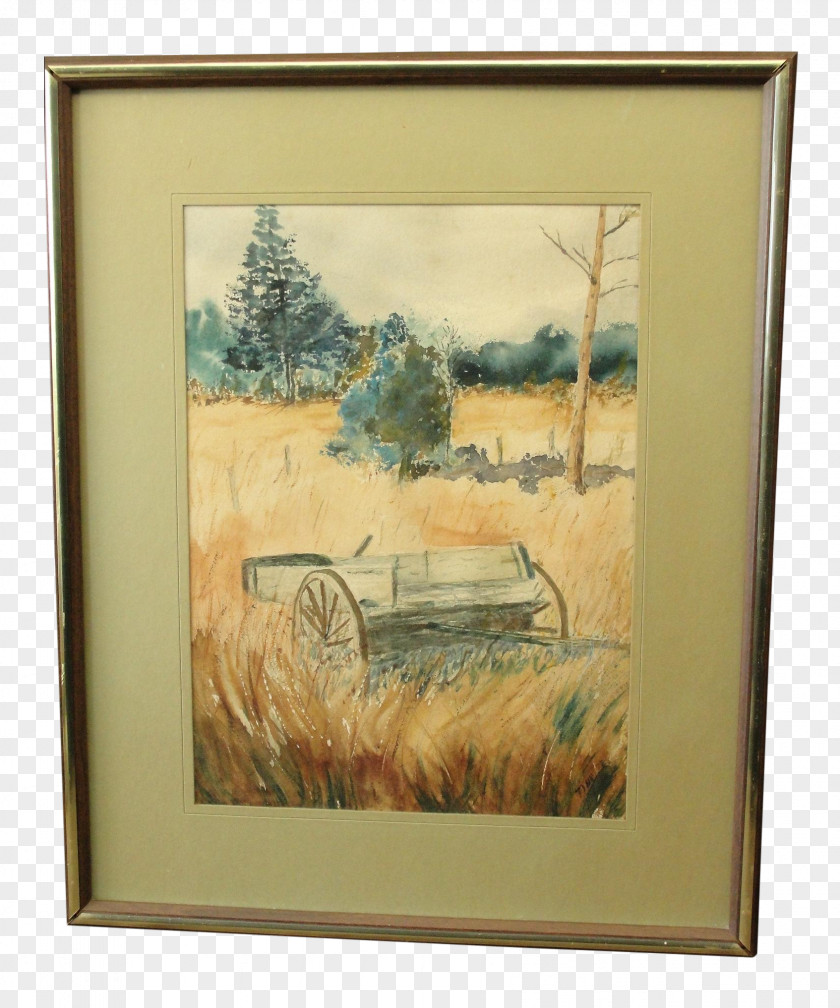 Watercolor Painting Landscape Still Life Picture Frames Modern Art PNG