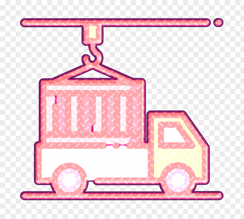 Cargo Truck Icon Logistic Shipping And Delivery PNG