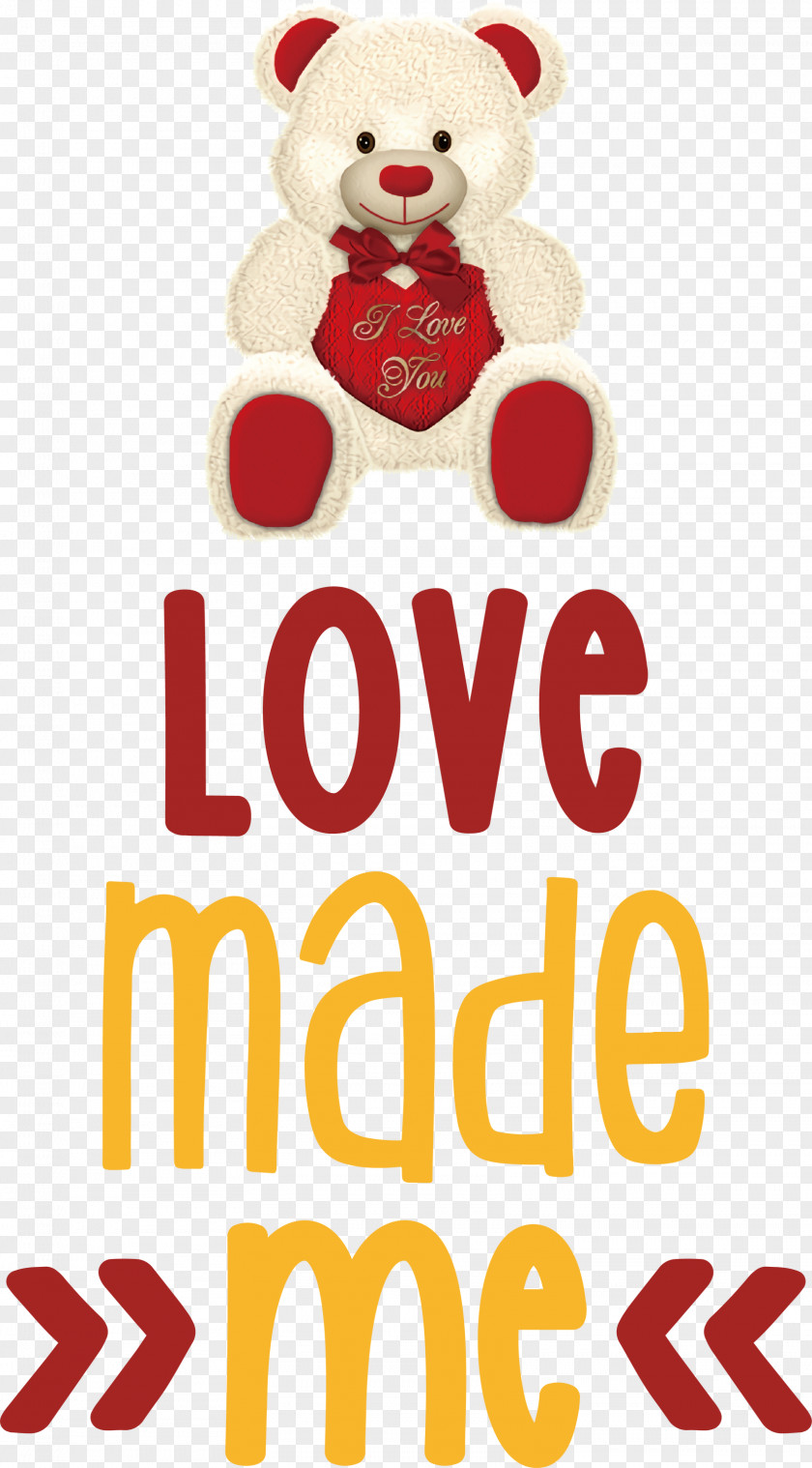 Love Made Me Valentines Day Quote PNG