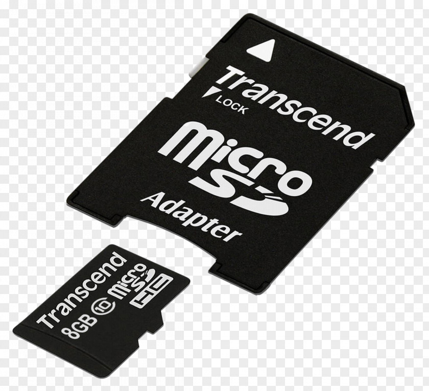 Memory Card Images Flash Cards MicroSD Secure Digital Transcend Information PNG
