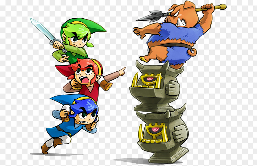 Nintendo The Legend Of Zelda: Tri Force Heroes Link 3DS Video Game PNG