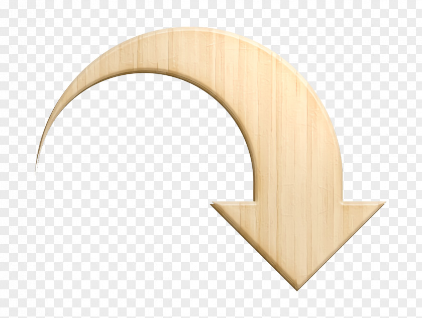 Number Crescent Arrow Icon Curved PNG