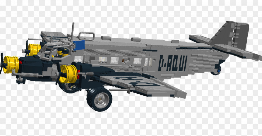 Airplane Junkers Ju 52 Bomber 87 LEGO PNG