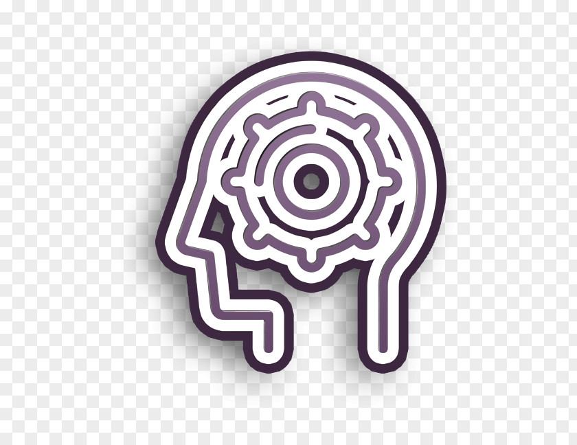Brain Icon Marketing & Seo AI PNG