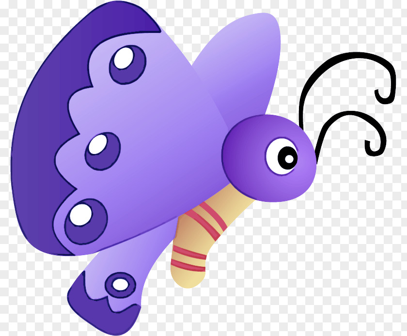 Butterfly Violet Purple Cartoon Moths And Butterflies PNG