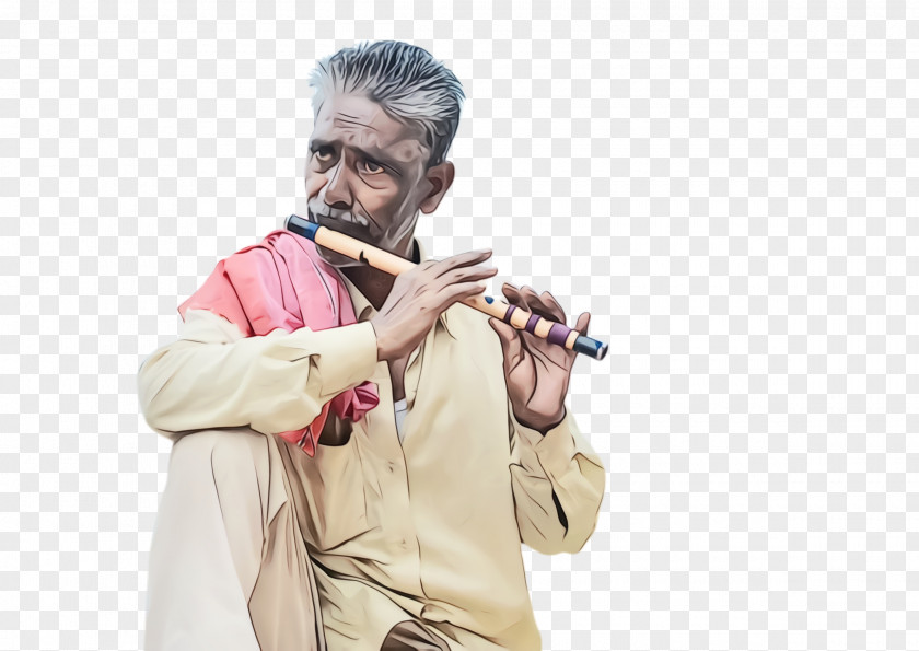 Indian Musical Instruments Pipe Old People PNG
