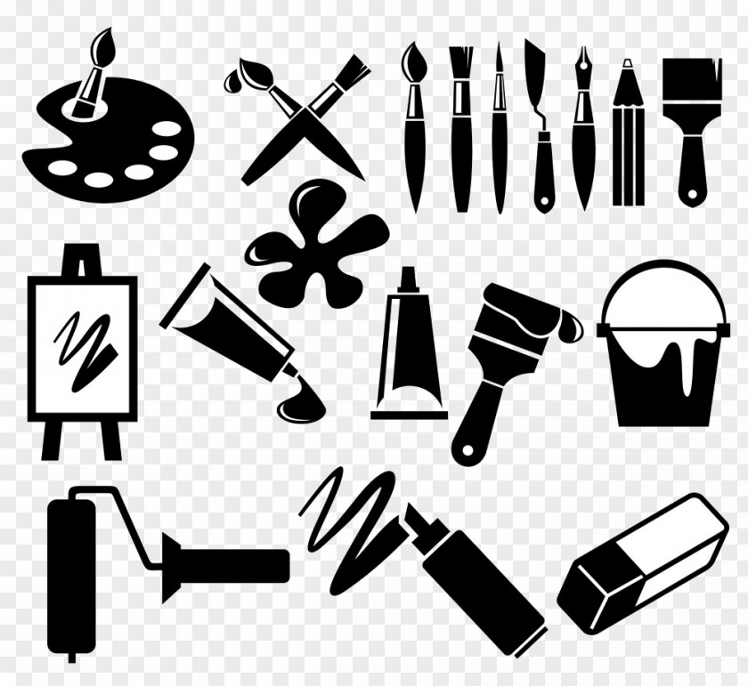 Painting Tools Art Drawing Icon PNG