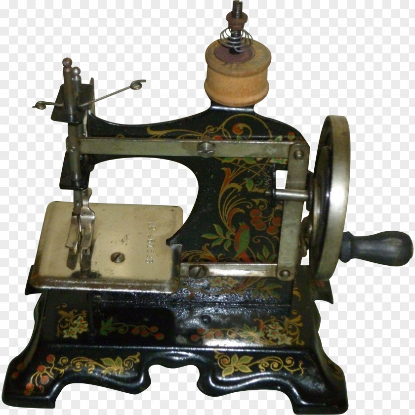 Sewing Machine Machines Metal Antique PNG