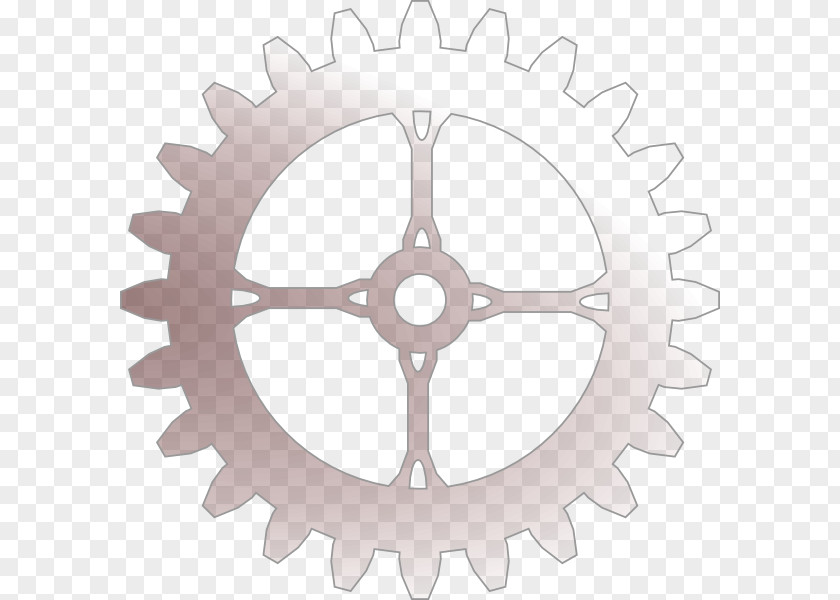 Steampunk Gear Sprocket Clip Art PNG