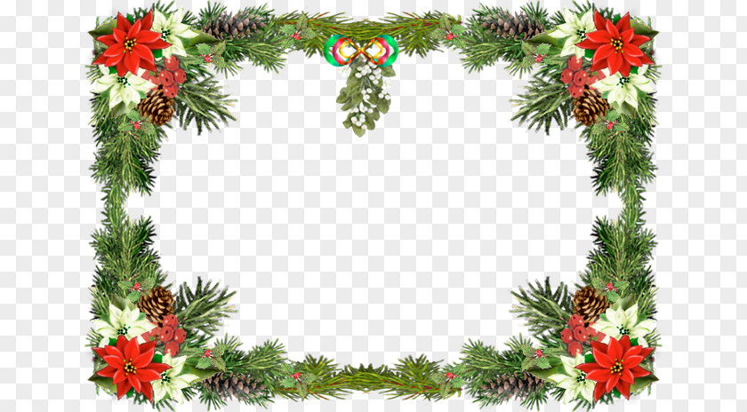 Christmas Frame Picture Card Clip Art PNG