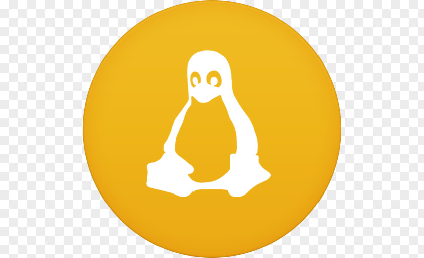 Linux Flightless Bird Yellow Beak Smile Clip Art PNG