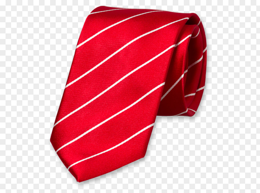 Satin Necktie Red White Silk PNG