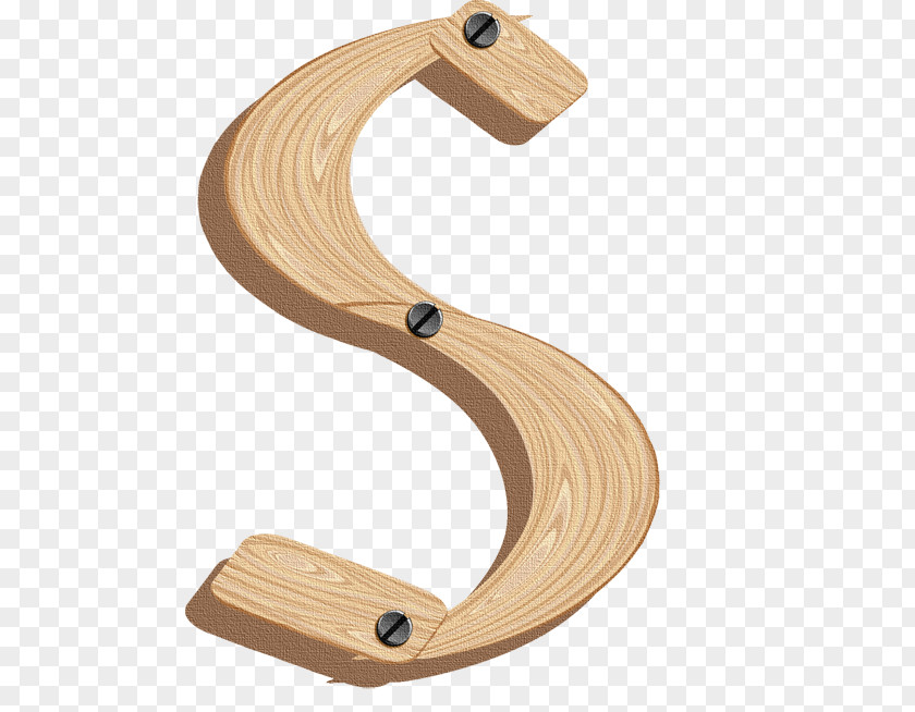 Wood Letter Font PNG