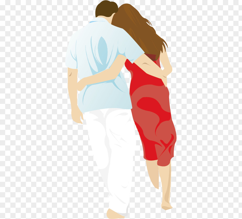 Cartoon Couple Significant Other Poster PNG