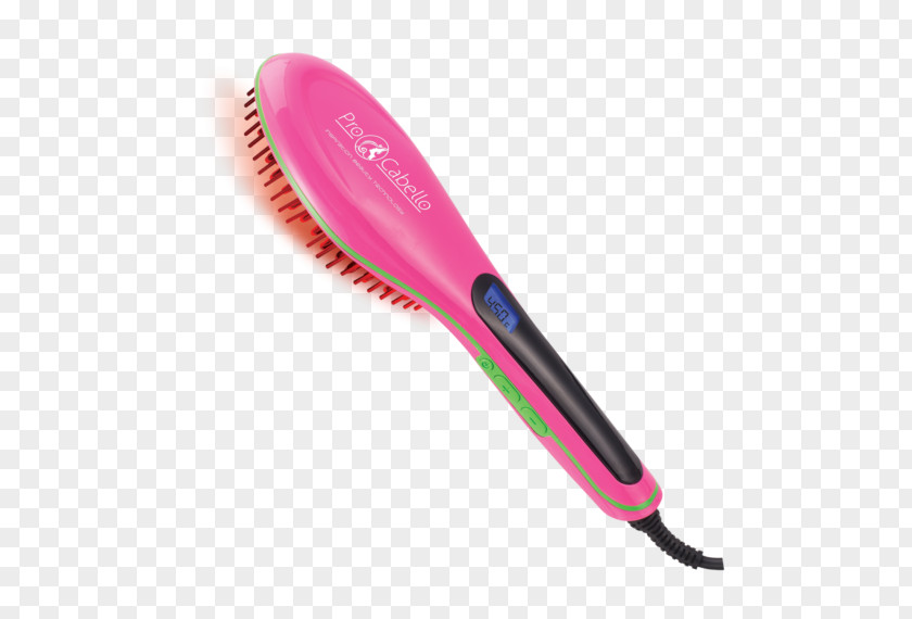 Hair Iron Comb Straightening Hairbrush PNG