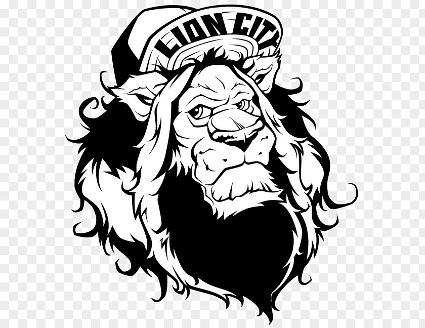 Lion Drawing Logo PNG