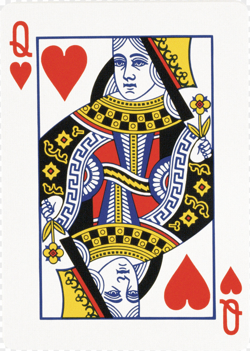 Playing Cards Queen Of Hearts Card King PNG
