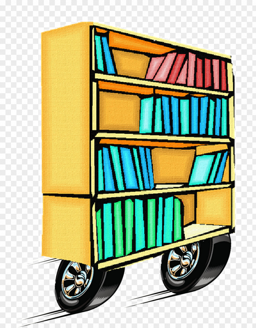 Public Library Books Car Book Vehicle PNG