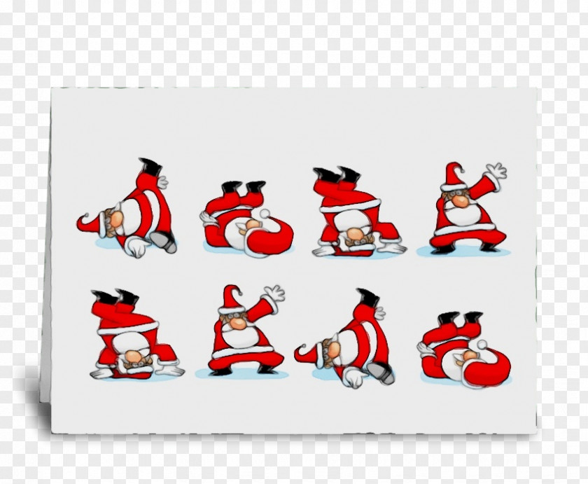 Snowman Penguin Santa Claus Cartoon PNG