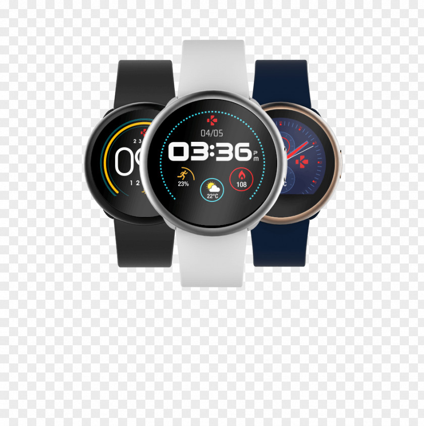 Watch MyKronoz ZeRound 2 One Size Smartwatch Think Action Ltd PNG