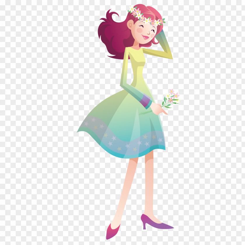 Beautiful Little Princess Euclidean Vector Vecteur PNG