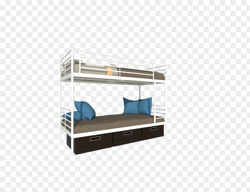 Bed Frame Bunk PNG