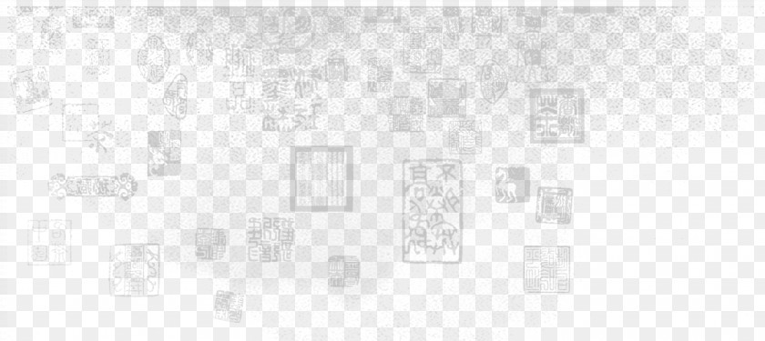 China Wind Stamp Texture White Brand Pattern PNG