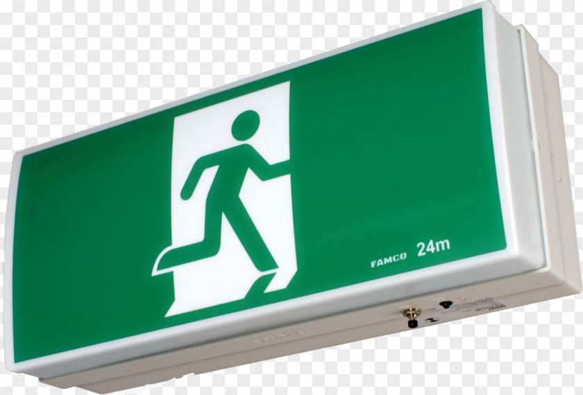 Exit Emergency Lighting Sign PNG