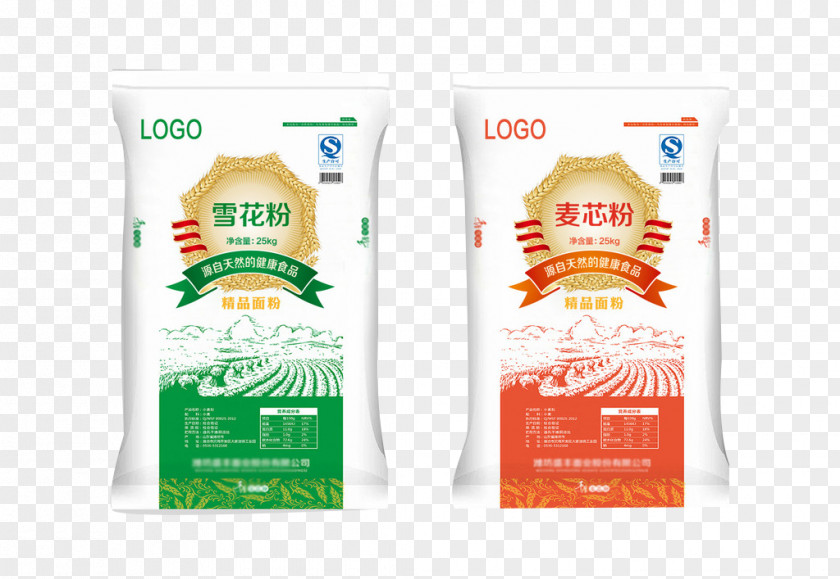 Flour Bags Plastic Bag Packaging And Labeling PNG