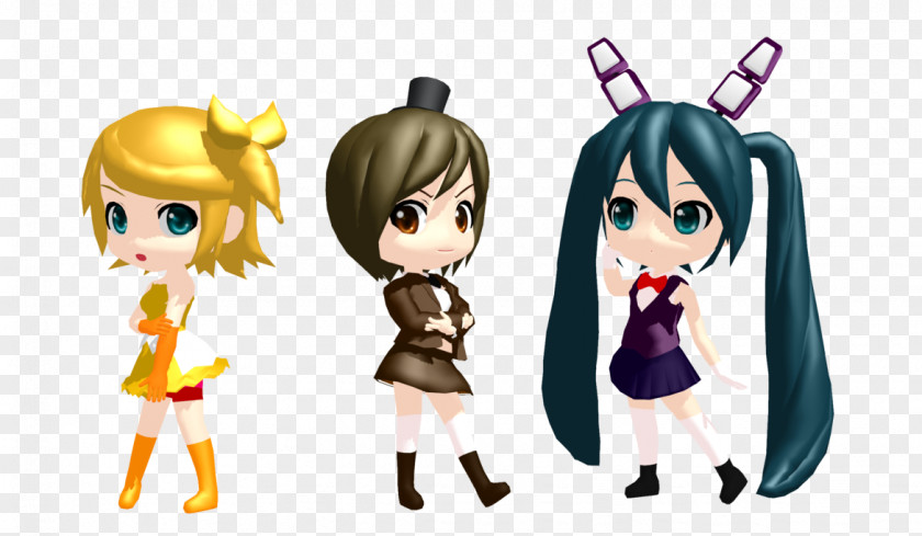 Hatsune Miku Five Nights At Freddy's 3 MikuMikuDance Meiko Kagamine Rin/Len PNG